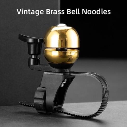 Bicycle Mini Ball Bell Copper Quick Release Installation Portable Waterproof Bike Bell Bicycle Accessories