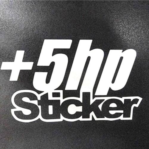 +5 HP Vinyl JDM Ute Car 4x4 Decal Sticker Funny Race P Plate Preformance 10*7cm