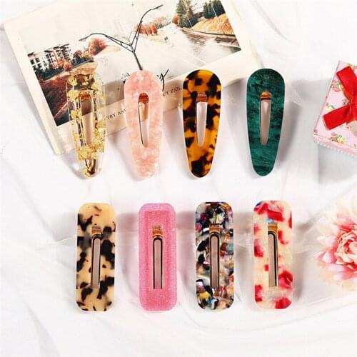 Korean Style Vintage Hollow Waterdrop Barrettes Sets For Women Girls Fashion Hair Accessories Hairpins Hairgrips