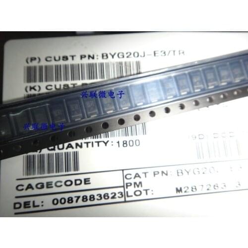 10pcs/Lot In Stock 100% New&original BYG20J-E3 1.5A 600V SMA