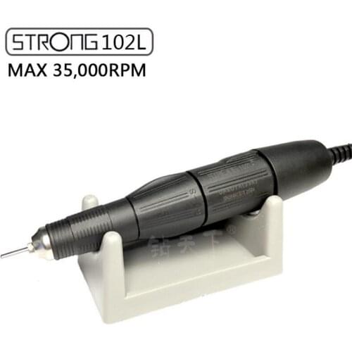 STRONG 35,000RPM 102L-2.35 black handle File Bits Nails polish Art pen for Strong 210 204 90 series Electric Nail Drills Machine
