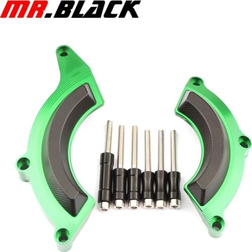 CNC Aluminum Z900 Motorcycle Motorbike Engine Stator Case Protective Cover Guard Frame Slider For Kawasaki Z900 2017 2018 2019