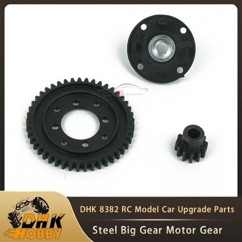 RC Car Parts 1/8 P123 DHK Hobby 8382 Remote Control Bigfoot Modified Upgrade Accessories Steel Big Gear Motor Gear