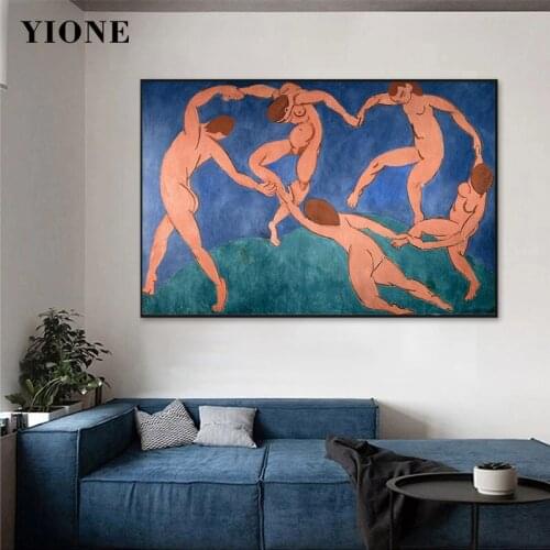 Music Dance Fauvism Art Oil Paintings Abstract Figure Canvas Posters and Prints Wall Pictures for Living Room Home Decoration