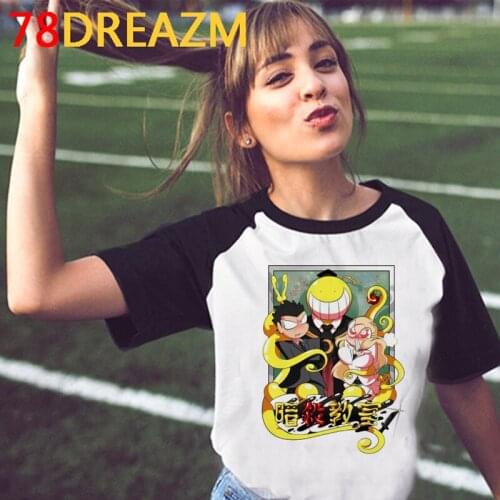 Assassination Classroom clothes t-shirt female streetwear vintage white t shirt graphic tees women harajuku summer top tshirt