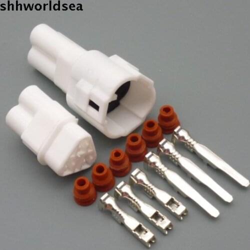 Shhworldsea 5/30/100sets kit 2.0mm 3pin 3p male female connectors 6187-3231 6180-3241