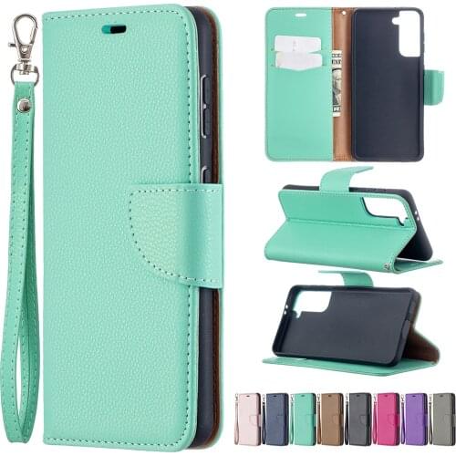 Leather Case For Samsung Galaxy S21 S20 FE S30 Ultra S10 S9 Plus Note 10 Pro M02 M11 M10 M20 M30 Coque Flip Wallet Protect Cover