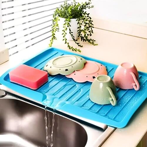 Kitchen Ware Cutlery Drain Rack Plastic Dish Drainer Tray Tools Storage Rack Organizer Cutlery Filter Plate Storage Organizer
