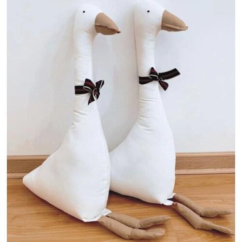 1PC Cotton Goose Stuffed Toys Animal Baby Kids Sleeping Comfort Dolls Sofa Pillow Cushion Home Bedroom Decoration Accessories