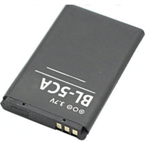 BL-5CA Original battery 800mah for Nokia 1110 1111 1112 1200 2310 5130XM 7600 N70 E60 5030 C2-00 C2-01 X2-01 Cellphone batteries