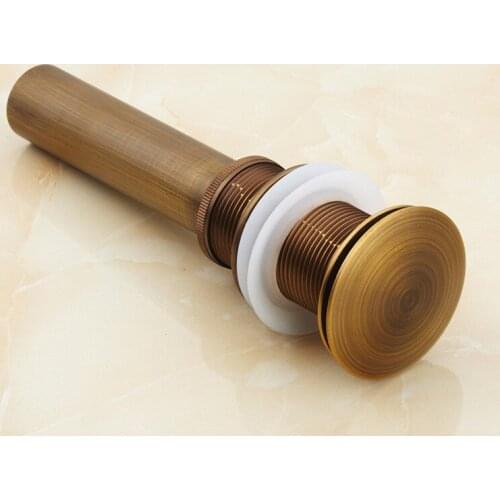 All-copper antique basin pop-up, bouncing bathroom hand-washing basin water purifier accessories