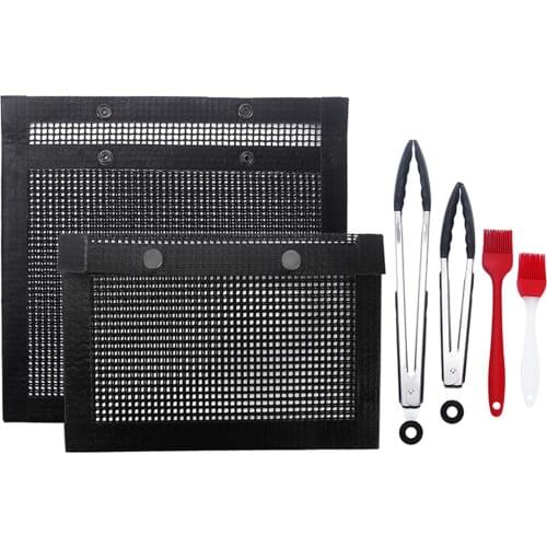 BBQ Bake Bag Mesh Grilling Bag Non-stick Reusable Easy To Clean Outdoor BBQ Picnic Tool Kitchen Tools