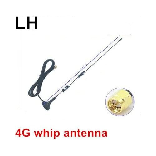 4G 2700M high gain 7dBi SMA whip antenna 700MHz wifi aerial with RG 174 cable