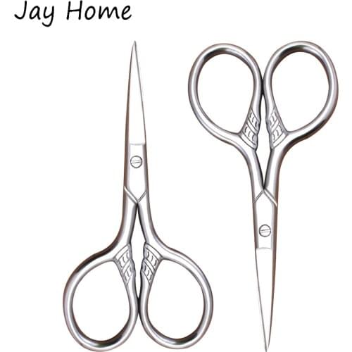Stainless Steel Sewing Scissors Household Vintage Embroidery Scissors Fabric Thread Cutter DIY Needlework Sewing Accessories