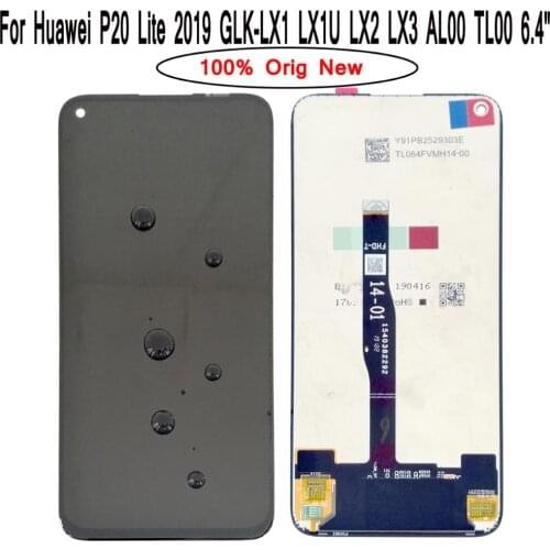 Shyueda IPS 100% Orig New 6.4" For Huawei P20 Lite 2019 GLK-LX1 LX1U LX2 LX3 AL00 1080x2310 LCD Display Touch Screen Digitizer