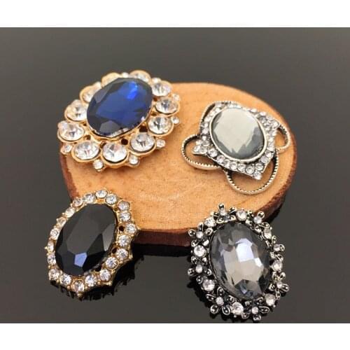 Pet saliva towel alloy accessories hair accessories accessories diy jewelry accessories water drill bit buckle 20pcs/lot