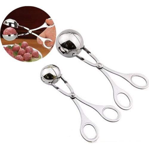 Convenient Kitchen Gadgets Meatball Maker Stainless Steel Meatball Clip Fish Ball Rice Ball Making Mold Tool Kitchen Accessories