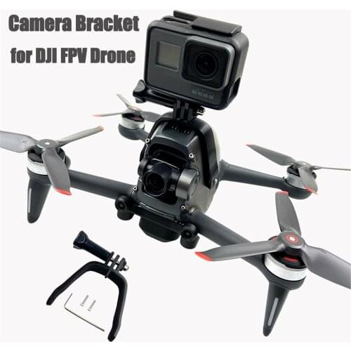 Camera Top Bracket For Gopro Hero Sports Action Camera Adapter Mount Clamp Holder Fix Expansion Kit For DJI FPV Accessories