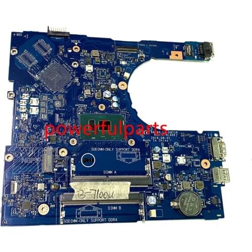 100% working For Dell Inspiron 5566 5468 Motherboard i3-7100u DDR4 CN-0DMD9K 0DMD9K DMD9K LA-D871P mainboard tested ok