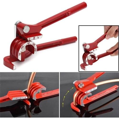3 In 1 90/180 Degree Air Conditioning Tube Bending R Pipe Tubing Bender Manual Tube Bending Tool 6MM/8MM/10MM