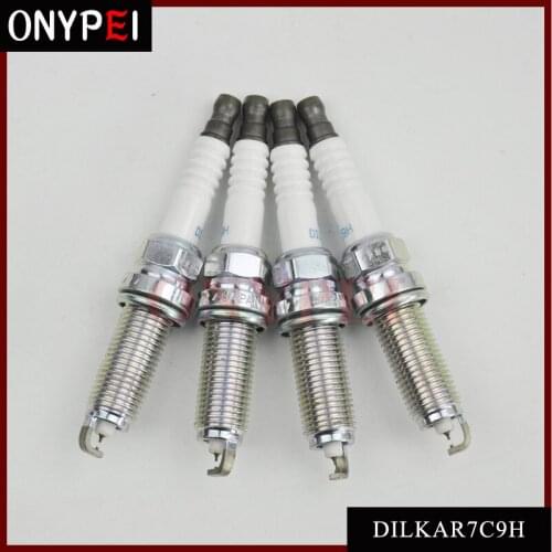 4-6PCS DILKAR7C9H 22401-1KC1C Laser Iridium Spark Plug fit for Nissan JUKE TIIDA MURANO for Renault CLIO 22401-1KC7C 91215