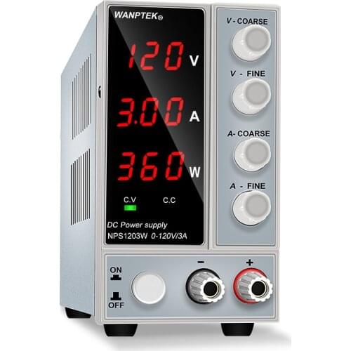 120V 3A DC Power Supply Adjustable Laboratory Regulated Lab Power Supply Voltage Regulator Stabilizer Switch Bench Source