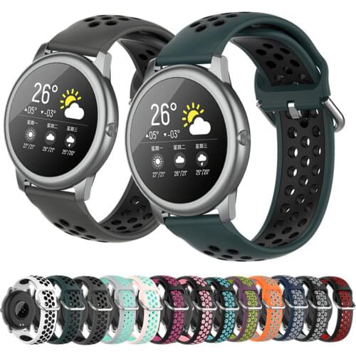 Bracelet For Haylou Solar LS05 Watch Band Silicone Wrist Strap For Xiaomi Watch Color Straps For Garmin Vivoactive 4 Wristband