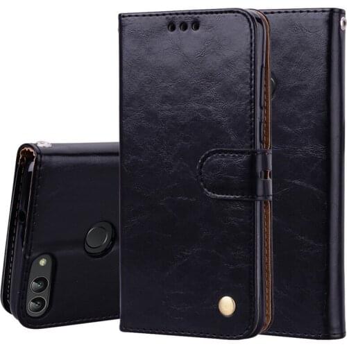 For Huawei P Smart Case Huawei P Smart Case Luxury Wallet PU Leather Cover Flip Phone Case For Huawei P Smart PSmart 5.65 inch P