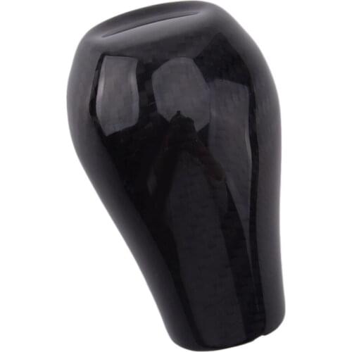 Black Carbon Fiber Gear Shift Knob Cover Trim Car fit for Chevrolet Camaro 2016 2017-2019