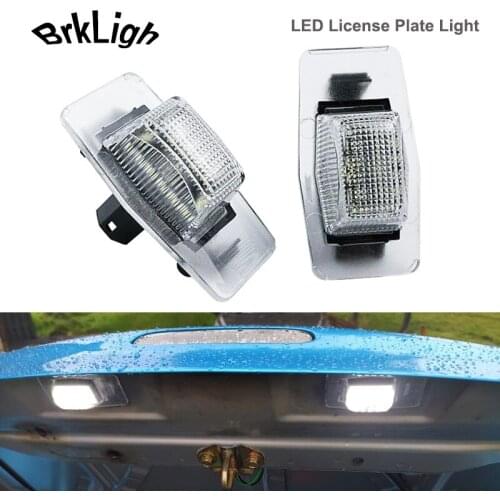 For Mazda Mpv Miata MX-5 Protege 323 Tribute Ford Escape LED License Plate Lights Number Lamps Error Free White Car Accessories