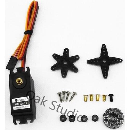 HM-MS10 Metal Gear Digital Servo, full metal gear digital servo for remote smart robot,tank,car,plane model