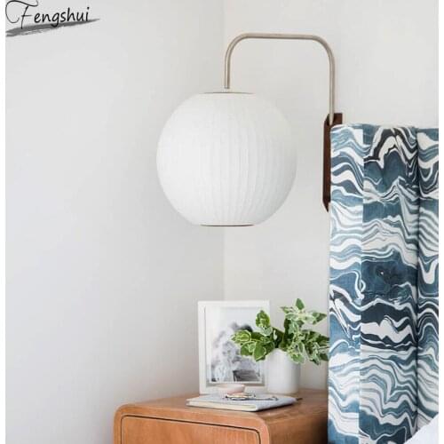 Chinese Classic Silk Cloth Wall Lights Modern Home Indoor Wall Lamp for Living Room Lighting Hotel Bedroom Decoration Wall Lamps