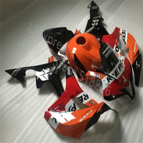Orange red black white motorcycle Fairing body kit for honda CBR 600 RR 2007 2008 CBR600RR 07 08 motorcycle Fairing
