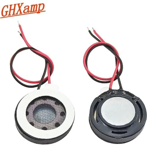 GHXAMP 13mm Mini Speaker Round Runway Loudspeaker 8Ohm 0.5W For MP4 Toys Cellphone Small Audio Unit 2pcs