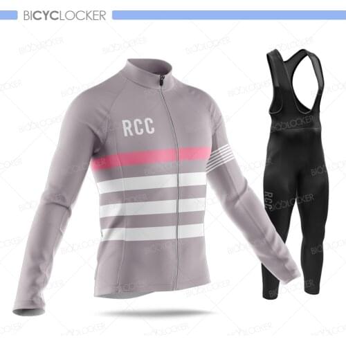 RCC Cycling Clothing Man Jersey Sets Long Sleeve Autumn Pro Team Mountain Bike Ropa Ciclismo Quick Dry Breathable