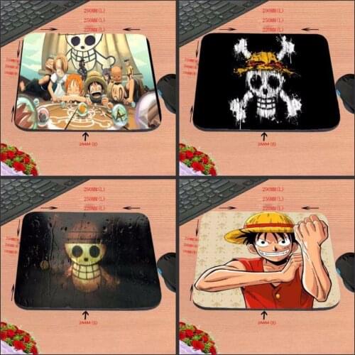 Wholesale Luxury Print Customized Funny Japanese One Piece Luffy Mouse Mat for Optical /Trackball Mouse Drop Shipping Service