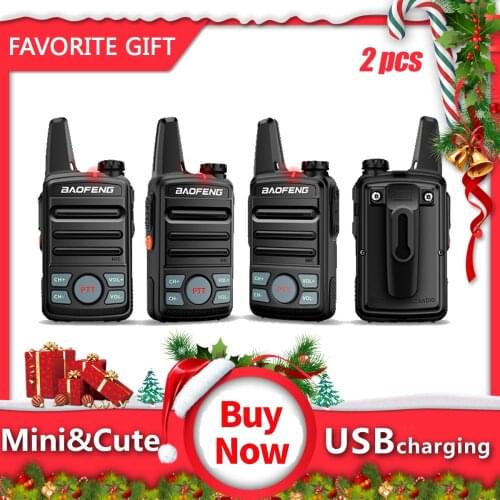 2pcs Baofeng BF-T99mini Walkie Talkie kids Portable Two Way Radio with USB charging Child Gift Transceiver