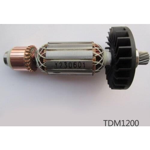 AC 220V Drive Shaft Electric Hammer Armature Rotor for Bosch TDM1200, Original accessories cutting machine rotor