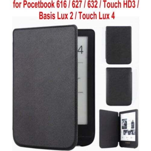 Slim Magnetic Smart Case for Pocketbook 627 616 632 633 Touch Lux 4 Touch HD 3/Basic Lux 2 Cover