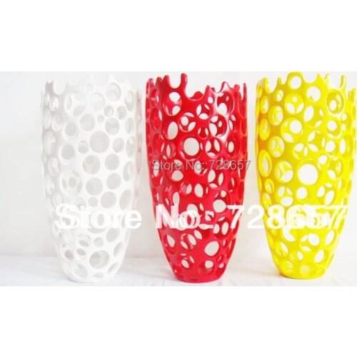 Polyresin Flower Vase for Home Decoration