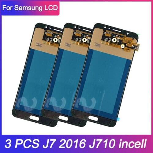 3PCS/lot Incell J710 LCD Display For Samsung Galaxy J7 2016 SM-J710FN J710F J710M J710Y J710G J710H Touch Screen Digitizer