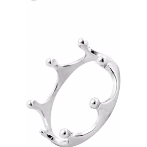 Wholesale 10pcs/Lot Imperial Crown Ring Minimalist Jewelry Rings For Men Women Couples Kids Can Mix Color