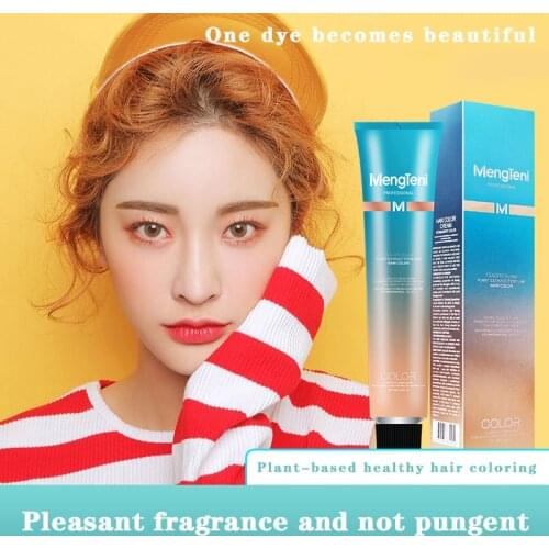 23 Fashion Colors Hair Dye Cream Natural Plant Extract Hair Beauty Color Cream 100mL Permanent Colorant Pigment