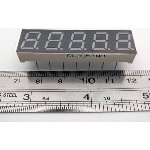 5 Bits Digital Tube Led Display 7 Segment Red 0.39 inch Wholesale common cathode/anode 0.39" 0.39in four digits display