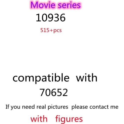 515pcs 10936 Building Block Toy Movie Series 70652 Assembled Building Block Childrens Toy Gifts