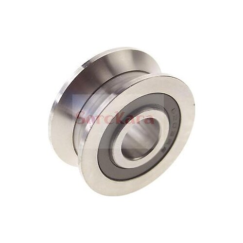 6*30*8mm V Groove width 5.5mm Guide Pulley Sheave Sealed Rail Ball Bearing