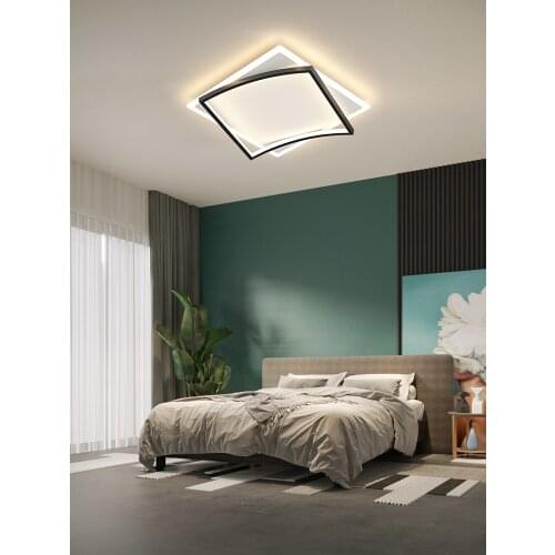 Simplicity Square Lamp For Corridor Aisle Home Entrance Acrylic Iron Chandelier Balcony Home Decor Light Fixtures AC85-260V Dero