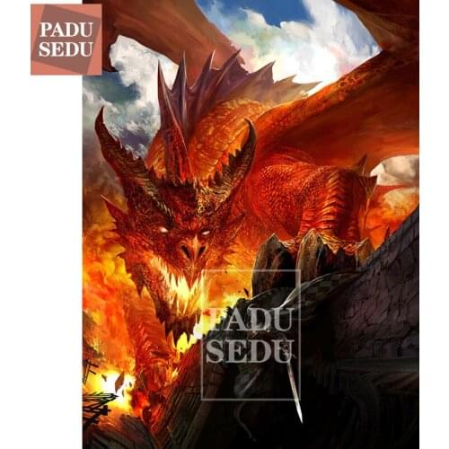 Diy 5d Diamond Embroidery Charizard Full Diamond Painting Cross Stitch Fire-breathing Dragon Pictures Mosaic Pattern Home Decor