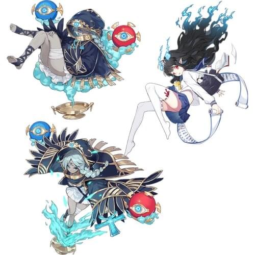 Three Ratels CA58 Ark Order Game anime stickers for car hood motor laptop room decoration Waterproof Decal Vinyl auto Wrap