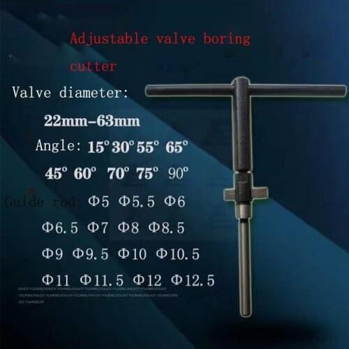 Valve boring cutter Alloy reamer All models of auto repair boring blade applicable type 23-63mm